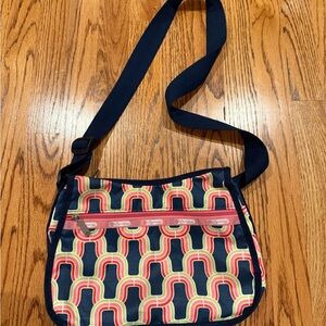 Lesportsac Navy and Multicolor Crossbody Bag